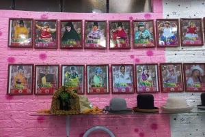 Vanuit La Paz: rondleiding door de Cholitas-kunsthal en een show met worstelen