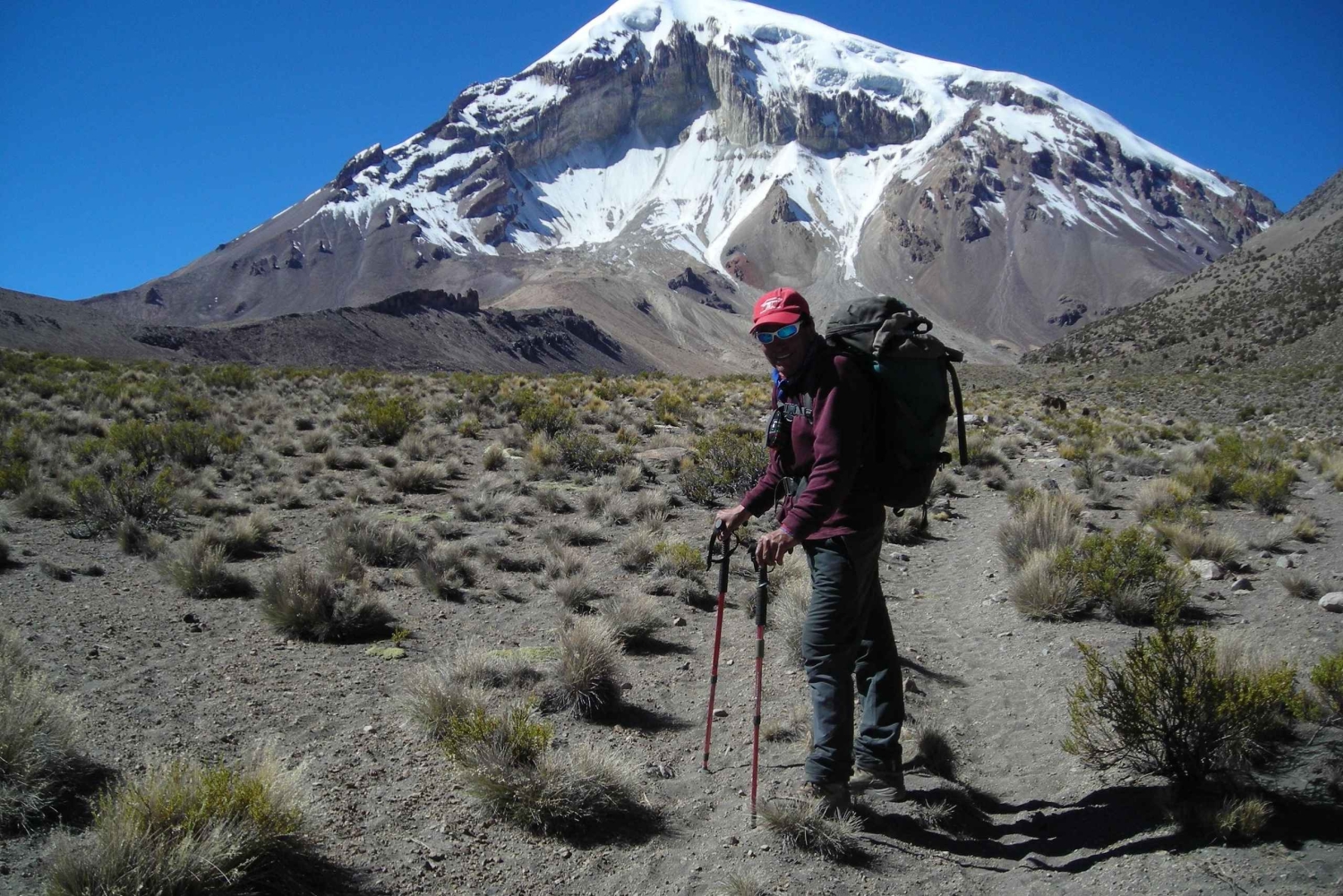 Fra La Paz: Sajama, Uyuni-saltsletterne, San Pedro de Atacama