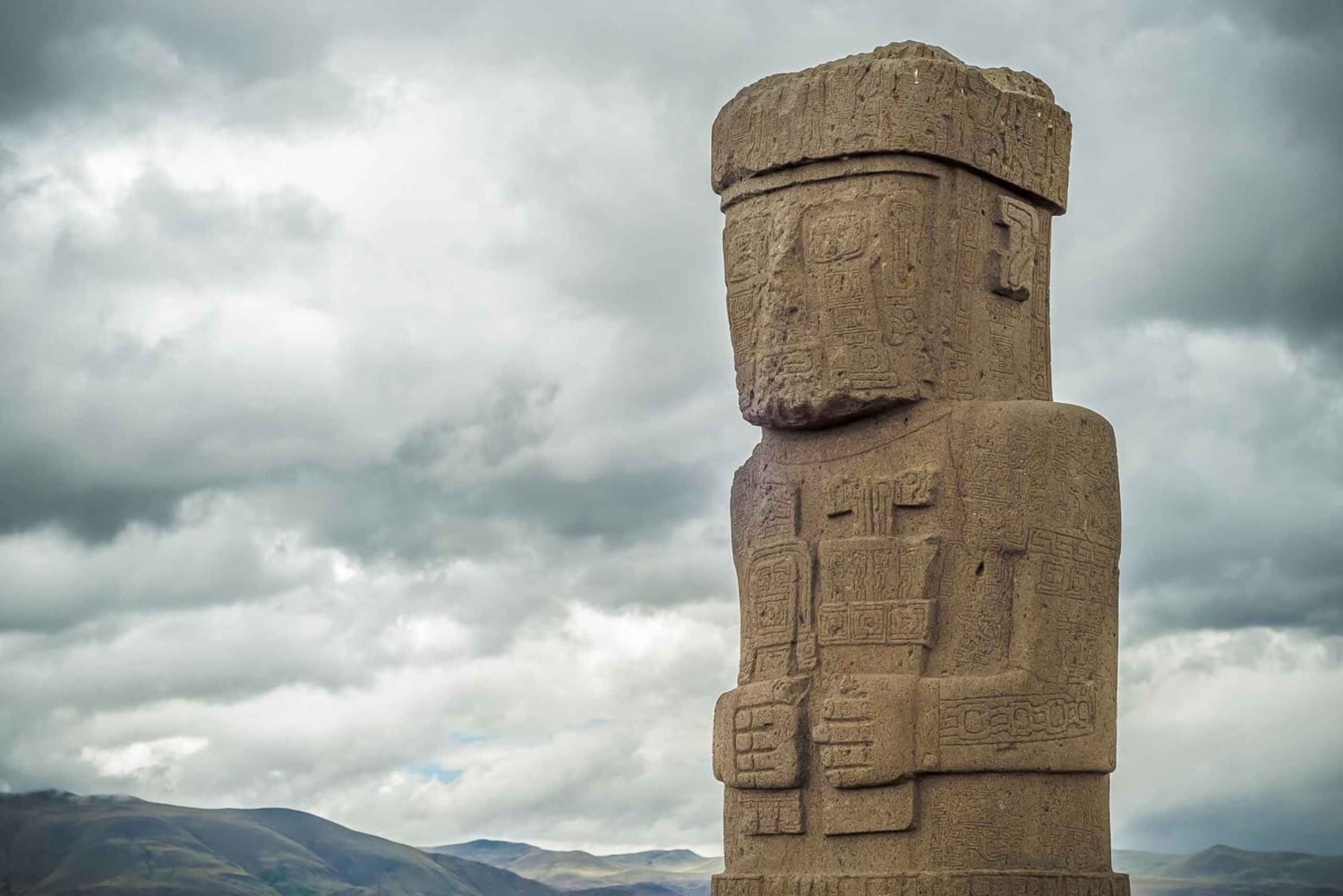 Fra La Paz: Fælles guidet tur til Tiwanaku-ruinerne