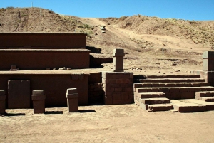 Fra La Paz: Tiwanaku og Puma Punku med lunsj |Privat