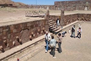 From La Paz: Tiwanaku, Puma Punku & Moon Valley.