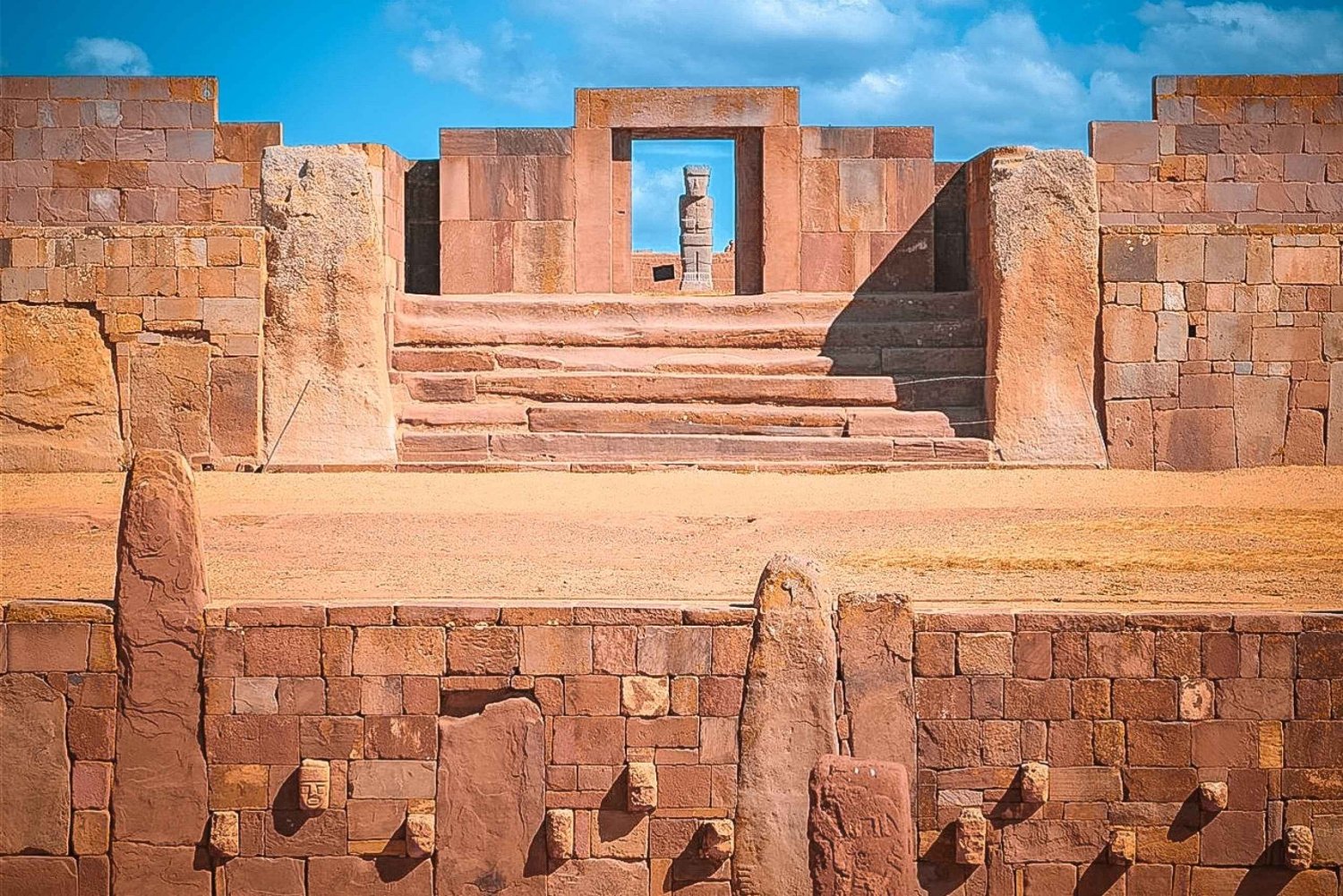 Fra La Paz: Tiwanaku Ruins delt tur