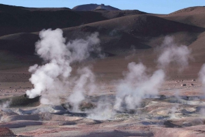 Fra La Paz | Omvisning med buss Uyuni + Sam Pedro til Atacama | 4D/4N