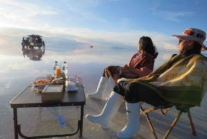 La Paz : Voyage de partage des salines et de la lagune d'Uyuni (chambre privée)