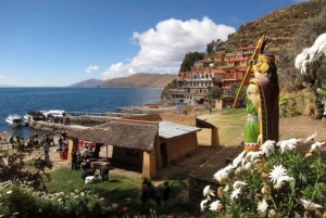 Från Puno: Heldag till Copacabana och Isla del Sol