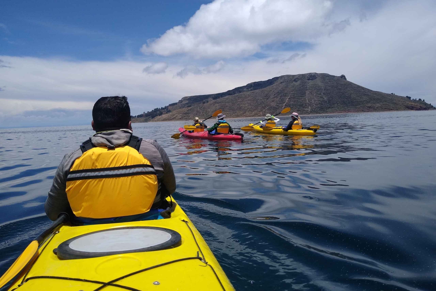 De Puno: Meio dia de caiaque nas ilhas flutuantes de Uros