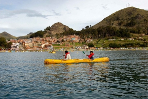 De Puno: caiaque de meio dia nas ilhas flutuantes de Uros