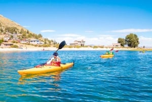 From Puno: Kayak excursion to the Uros Islands | Full Day |