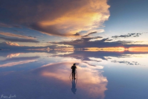 Vanuit Uyuni:3-daags bezoek aan Laguna Colorada en Salar de Uyuni