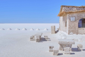 Depuis Uyuni : Circuit de 3 jours à la Laguna Colorada et au Salar d'Uyuni