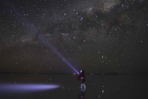 From Uyuni: Night of stars in Uyuni Salt Flat with Telescope