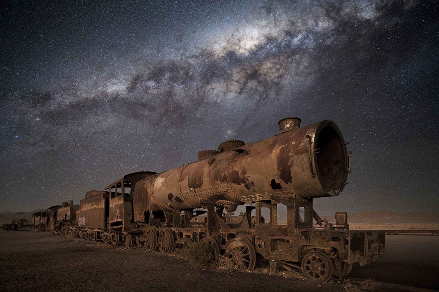 Depuis Uyuni : visite privée du cimetière des trains