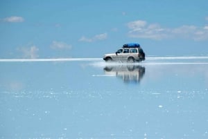 Fra Uyuni: Salar de Uyuni med Incahuasi-øen - hele dagen