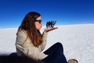 Von Uyuni: Salar de Uyuni mit der Insel Incahuasi - Ganztag