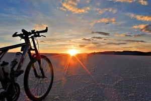 From Uyuni: Uyuni Salt Flat 1-Day + Bikes and Lunch