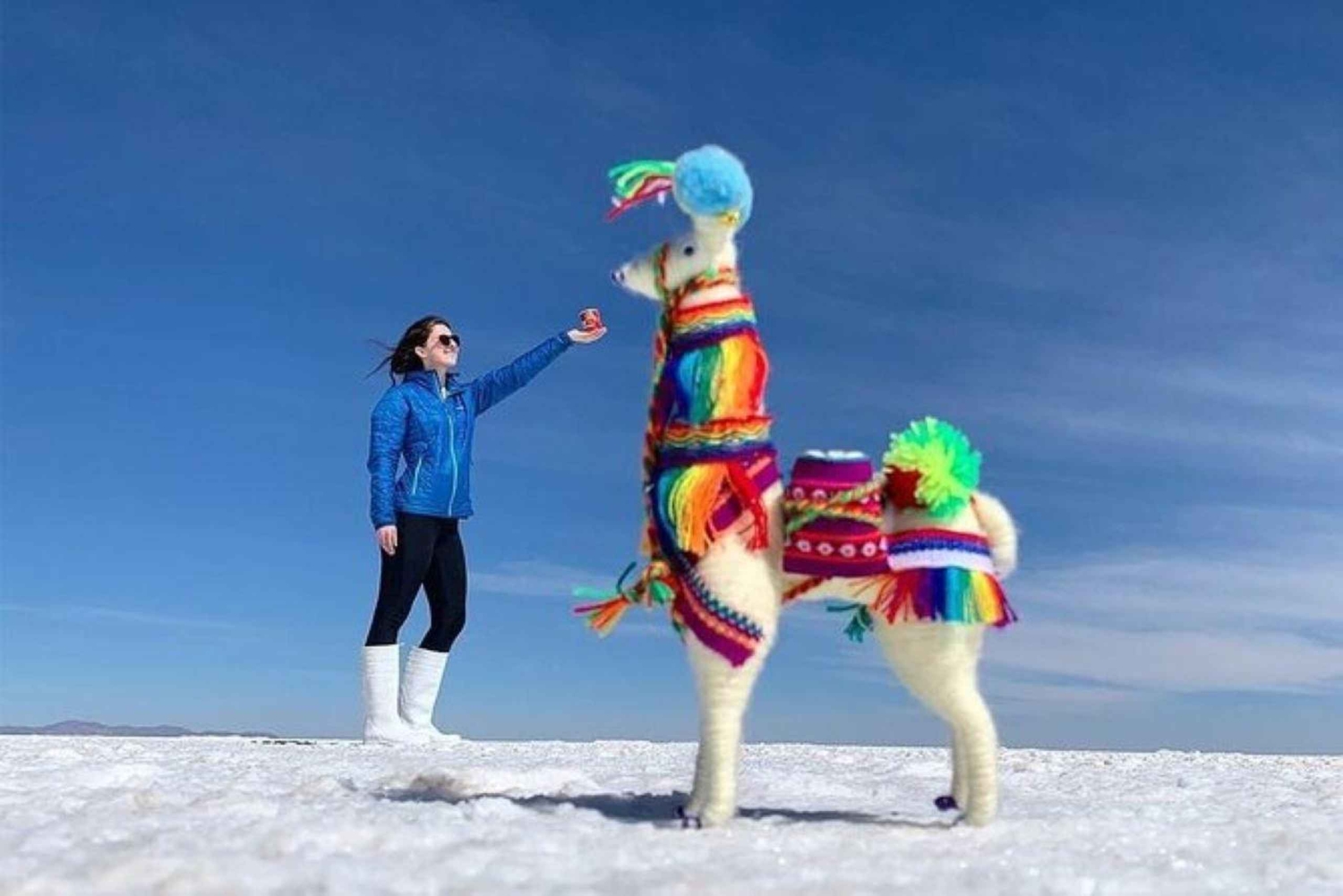 Z Uyuni: Uyuni Salt Flats i całodniowa wycieczka o zachodzie słońca