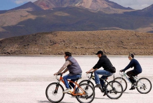 Fra Uyuni: Sykkeltur på saltslettene i Uyuni 1-dag + lunsj