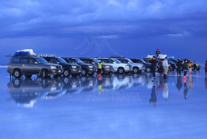 Jeep excursion to Incahuasi Island and the Uyuni Salt Flat.