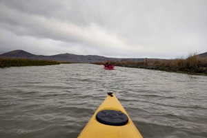 Kayaking uros and Taquile island