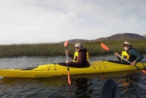Kayaking uros and Taquile island