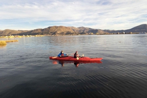 Kayaking uros and Taquile island