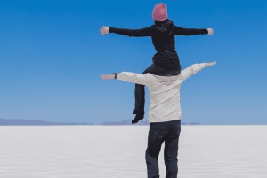 La Paz: 1-dniowa wycieczka Uyuni Salt Flats Tour lotem z hotelem