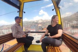 La Paz: Stadstur med linbana och Moon Valley