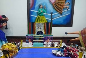 La Paz-El Alto:Cholitas Wrestling Show av brottarna