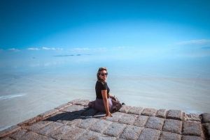 La Paz: Heldags Uyuni + opgraderede natbusser tur/retur