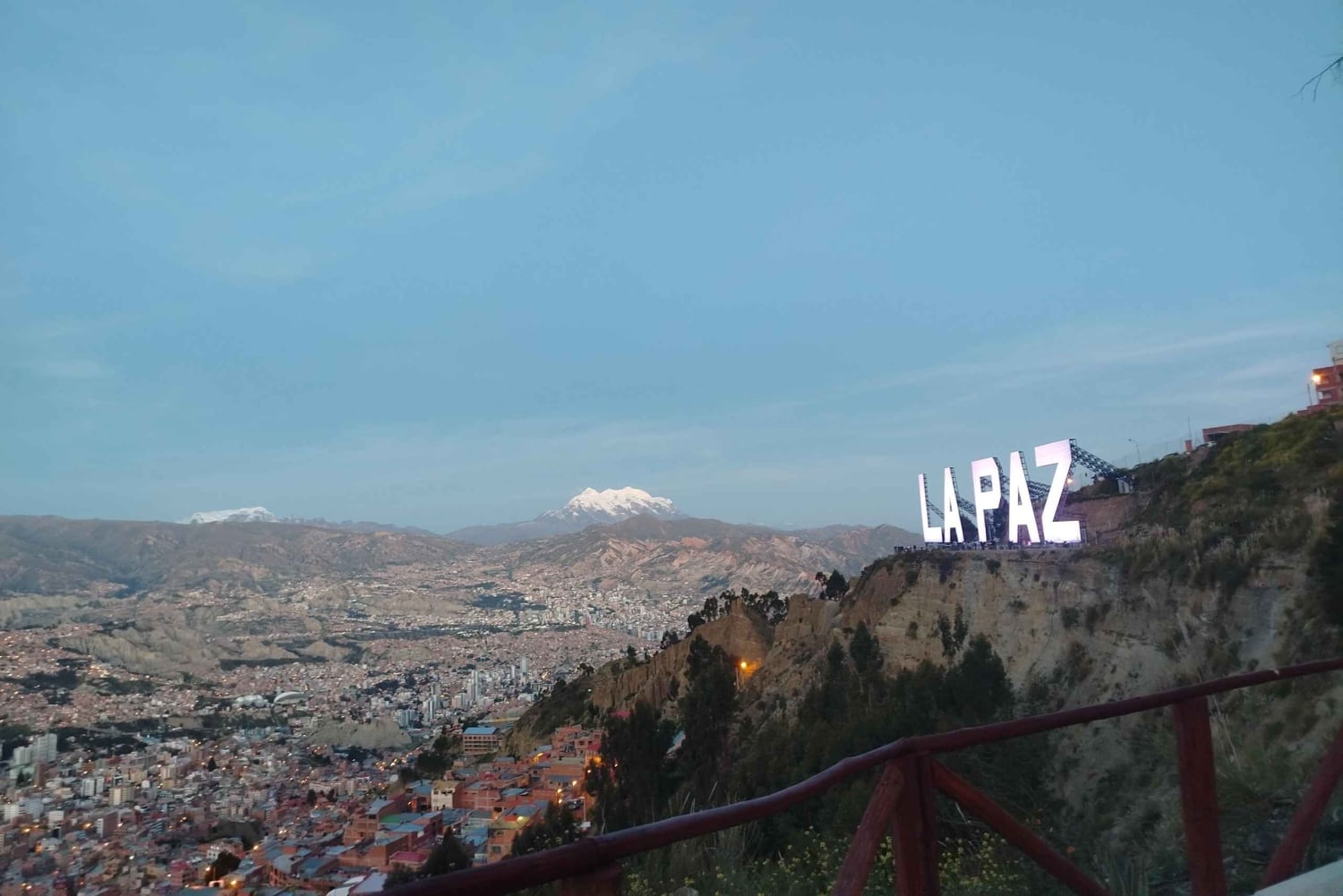 La Paz: tour privado al mirador con aperitivos y fotos