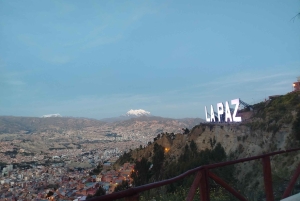 La Paz: tour privado al mirador con aperitivos y fotos
