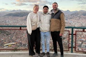 La Paz: tour privado al mirador con aperitivos y fotos