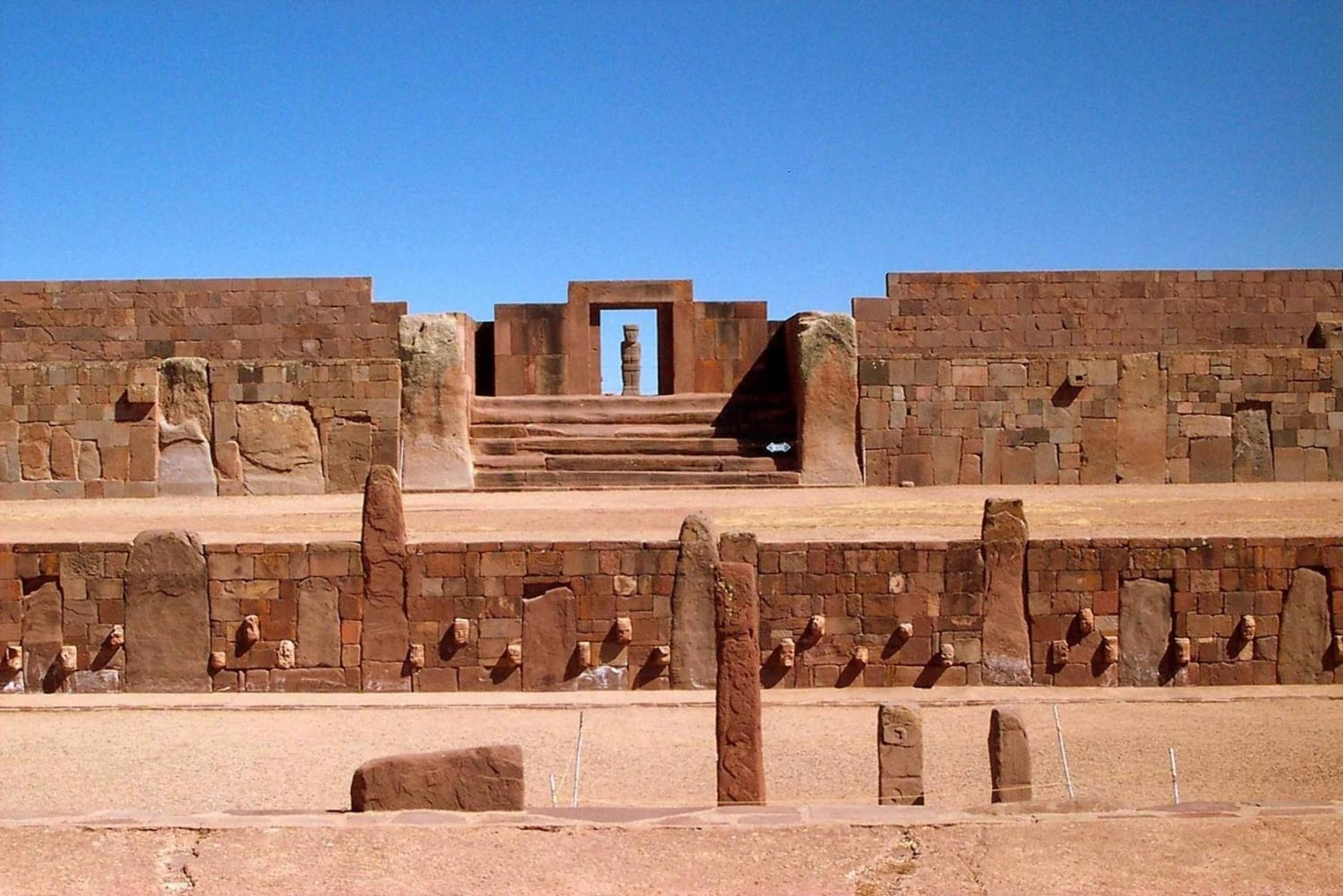 La Paz: Fælles guidet tur til Tiwanaku-ruinerne