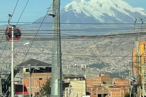 La Paz: Visita a pie y en teleférico; Experiencia urbana
