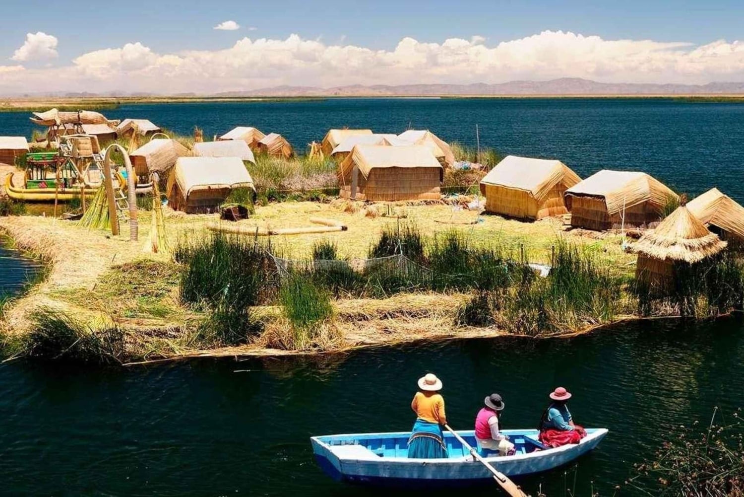 Titicaca-järvi kaksi päivää (Uros, Taquile ja Amantani)