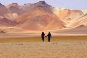 One Way to Salar de Uyuni and the Colored Lagoons