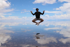 Private biking in the Uyuni Salt Flats