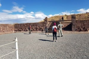 Privat dagsudflugt til Tiwanaku og Titicaca fra La Paz