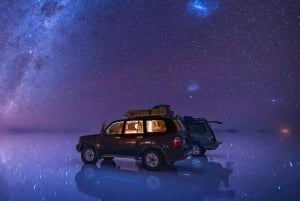 Visite privée nocturne des salines d'Uyuni au départ d'Uyuni