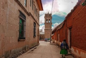 Puno: Heldags Quechua-rute + Tinajani Canyon + guide spansk/engelsk
