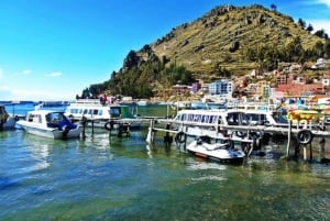 Puno: Heldag till Copacabana och Sun Island