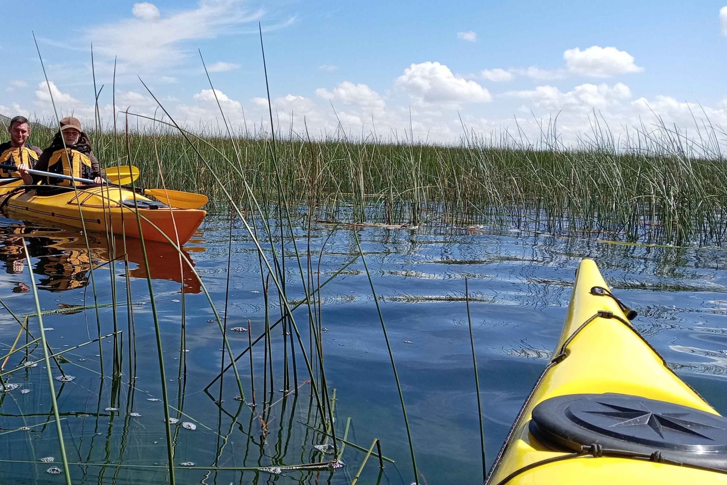 Puno: Kajakoplevelsen Uros Floating Island ved Titicaca-søen