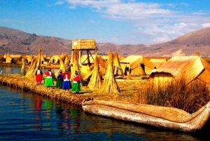 Puno: Insel Uros + schwimmendes Hotel 2 Tage | Abendessen |