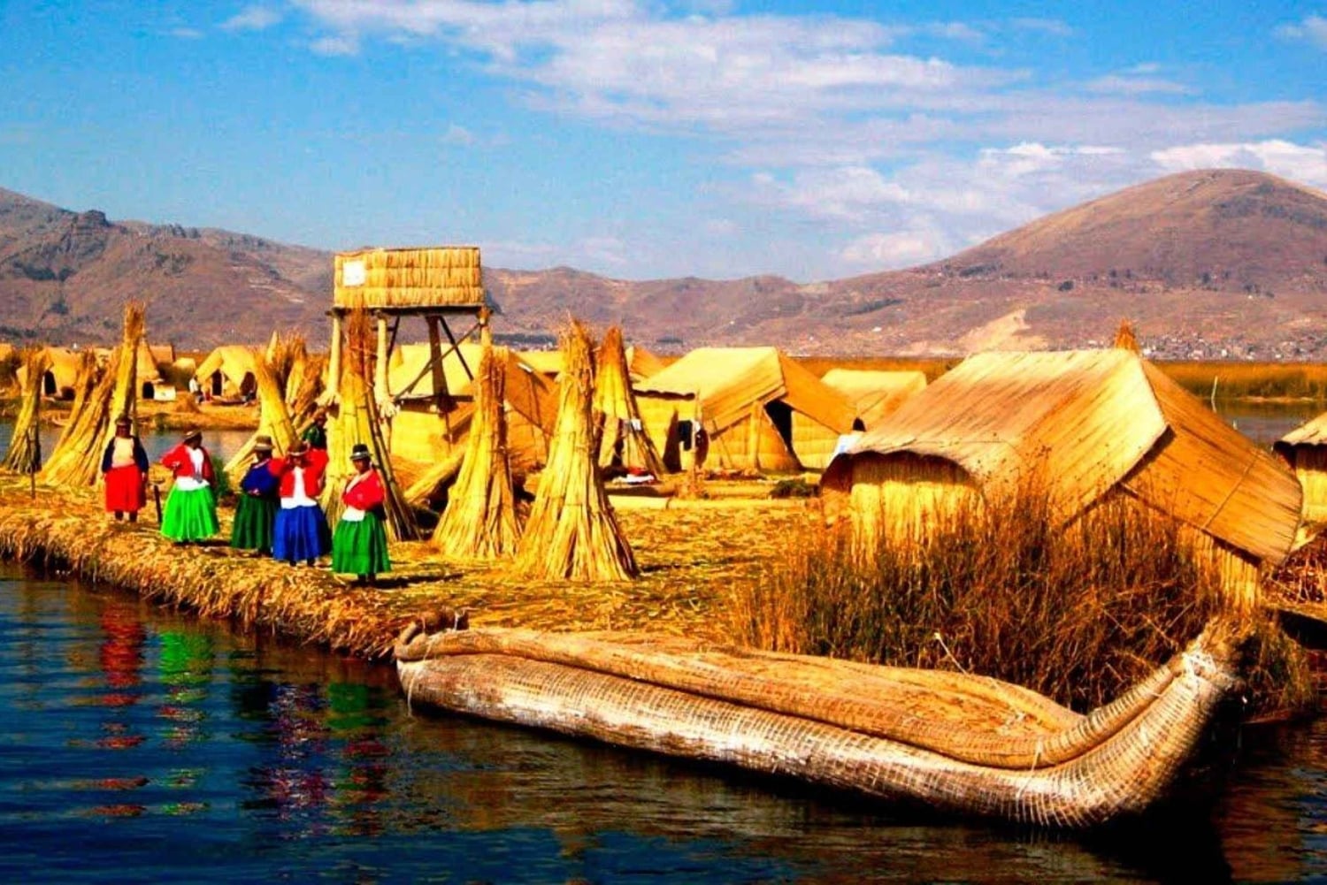 Puno: Insel Uros - Kajak | Eingang |