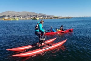 Puno: Water Bike to Uros Island at Lake Titicaca