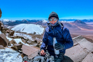 Sairecabur Volcano Summit near 6000masl.