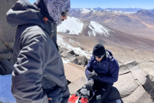 Sairecabur Volcano Summit near 6000masl.