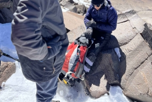 Vulkanen Sairecaburs top nær 6000 meter over havets overflade.