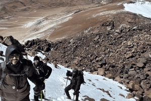 Vulkanen Sairecaburs top nær 6000 meter over havets overflade.