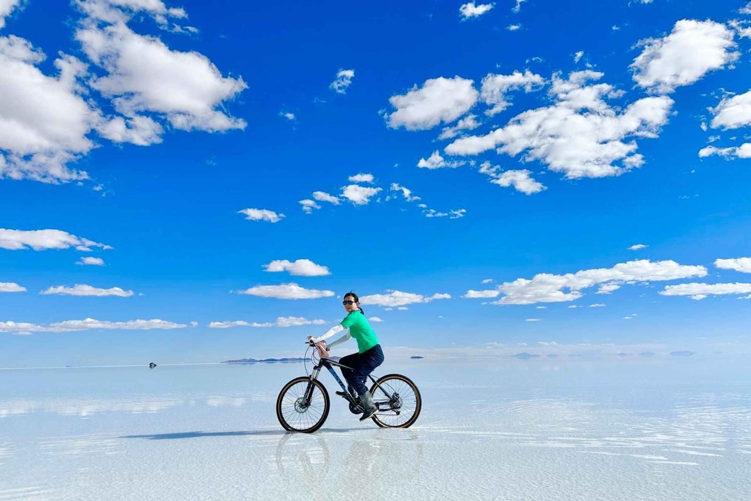 Salar de Uyuni: 1-dagstur med solnedgång